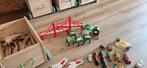 houten treinbaan, Kinderen en Baby's, Speelgoed | Educatief en Creatief, Ophalen, Gebruikt