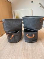 4 opbergmanden 38x26x25cm, Ophalen, Zo goed als nieuw