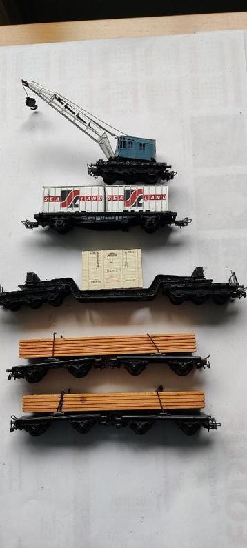 Märklin 5 goederenwagens beschikbaar voor biedingen