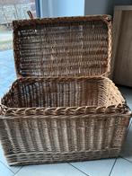 Coffre  osier rotin vintage 73x45x47cm, Panier, Utilisé, Osier