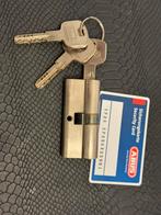 ABUS cilinderslot. 3 ABUS sleutels en met Beveiligingskaart, Doe-het-zelf en Bouw, Hang- en Sluitwerk, Ophalen, Zo goed als nieuw