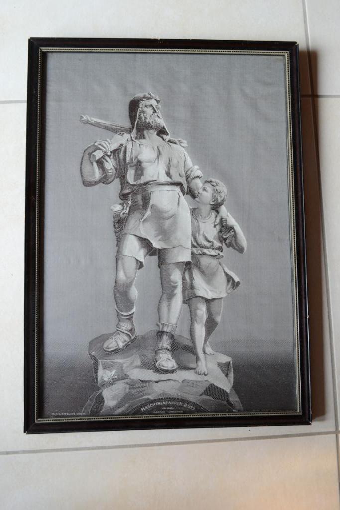 Uniek textielwerk Willem Tell, Antiek en Kunst, Curiosa en Brocante, Ophalen of Verzenden