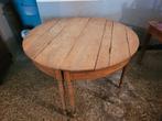 Rustieke ronde tafel in 2 delen, Gebruikt, Ophalen of Verzenden, /, /