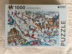 Rebo Winter Sports Puzzel 1000 stuks, Ophalen of Verzenden, 500 t/m 1500 stukjes, Zo goed als nieuw, Legpuzzel