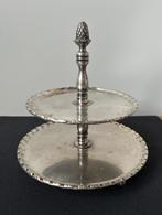 Vintage Etagère - Verzilverd Messing, Antiek en Kunst, Ophalen of Verzenden, Zilver