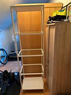 Stellingkast Wit/glas Ikea, Huis en Inrichting, Ophalen, Zo goed als nieuw