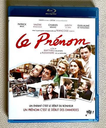 LE PRÉNOM // Bluray (Film) + dvd (Theater Versie) Als Nieuw beschikbaar voor biedingen