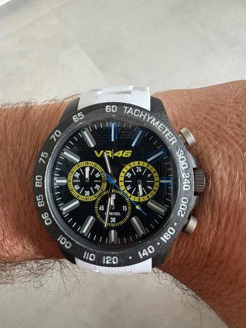 Tw steel VR46 Valentino Rossi horloge, Handtassen en Accessoires, Horloges | Heren, Nieuw, Polshorloge, Overige merken, Staal