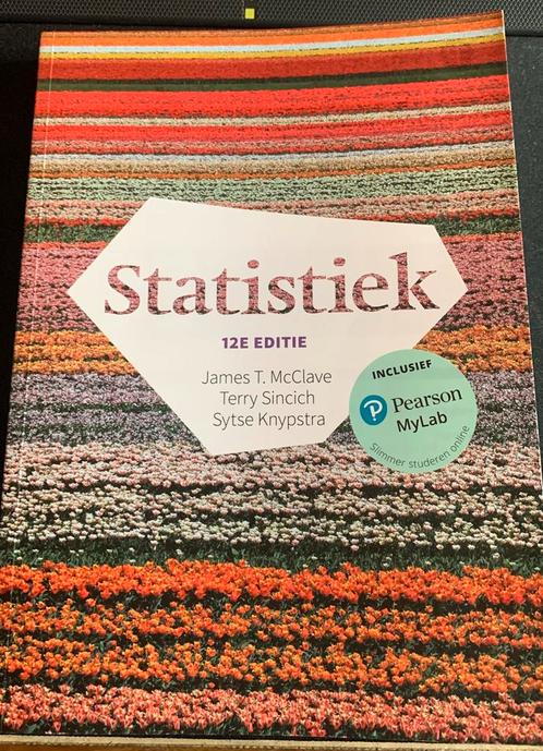 Statistiek, 12e editie met MyLab NL toegangscode, Boeken, Schoolboeken, Zo goed als nieuw, Nederlands, Ophalen