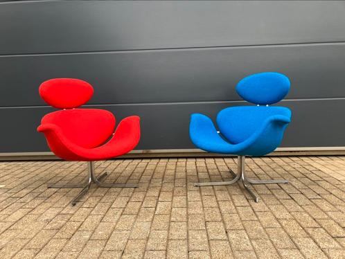 2x Artifort Big Tulip 1e editie 1958 Pierre Paulin NIEUWSTAA, Huis en Inrichting, Zetels | Voetbanken en poefs, Ophalen of Verzenden