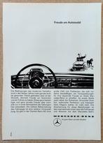 Mercedes advertentie begin jaren 1960, 24cm x 33cm., Boeken, Auto's | Folders en Tijdschriften, Ophalen of Verzenden, Zo goed als nieuw