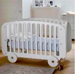 Moderne Babybed – Wit – 60x120 cm – Zo goed als nieuw!, Kinderen en Baby's, Babywiegjes en Ledikanten, Ophalen, Zo goed als nieuw