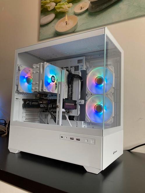 Witte gaming pc | RTX 3060 12gb, Computers en Software, Desktop Pc's, Nieuw, 4 Ghz of meer, SSD, 16 GB, Gaming, Virtual Reality