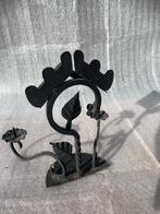 Zwart smeedwerk - kaarsenhouder, Ophalen, Zwart