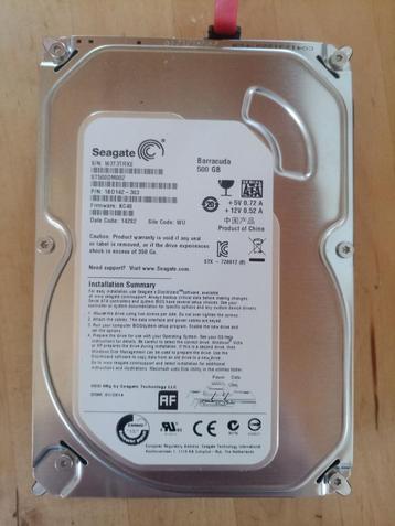 HDD 3,5" 500GB beschikbaar voor biedingen