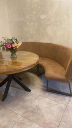 Camel zitbank + ronde tafel, Huis en Inrichting, Ophalen, Zo goed als nieuw