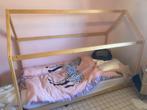 Lit cabane, Kinderen en Baby's, Kinderkamer | Bedden, Ophalen, 85 tot 100 cm, Gebruikt, Lattenbodem
