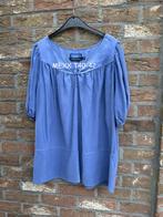 Mexx tunique bleue en soie T42 à T46, Ophalen of Verzenden, Gedragen, Maat 42/44 (L), Blauw