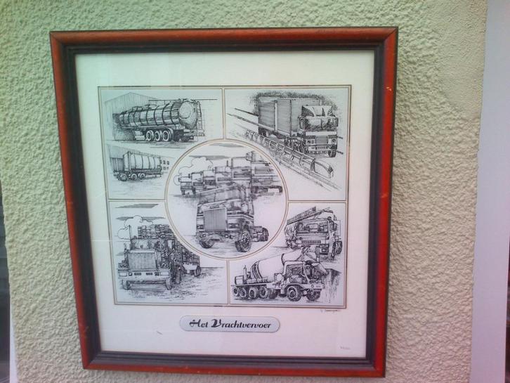 Glasgravure G.Swaenepoel:Het vrachtvervoer., Antiek en Kunst, Kunst | Etsen en Gravures, Ophalen of Verzenden