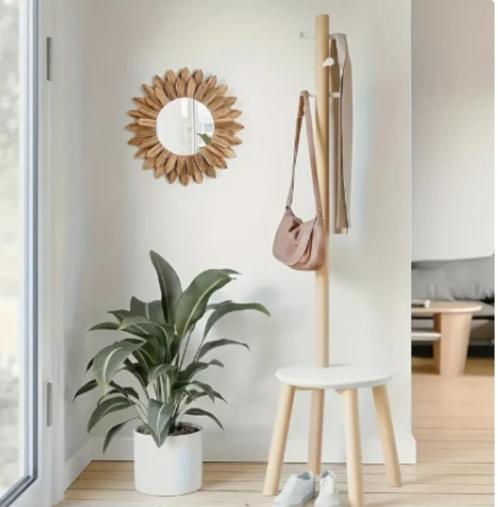 Boheemse Zonnebloem Wandspiegel – 30 cm, Huis en Inrichting, Woonaccessoires | Spiegels, Nieuw, Minder dan 50 cm, Minder dan 100 cm