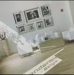Moderne salontafel uit spiegelglas, Huis en Inrichting, Gebruikt, Ophalen