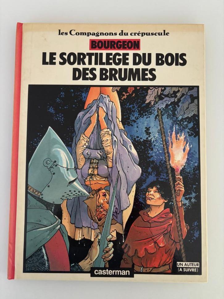 Bourgeon 1 . Le sortilège du bois des brumes EO 1984, Boeken, Stripverhalen, Zo goed als nieuw, Eén stripboek, Ophalen of Verzenden