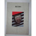 Austin Metro Brochure 1987 #1 Nederlands, Utilisé, Enlèvement ou Envoi