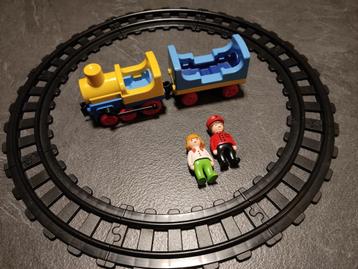 Playmobil 123 Trein met spoor Vintage, Kinderen en Baby's, Speelgoed | Playmobil, Ophalen, Zo goed als nieuw