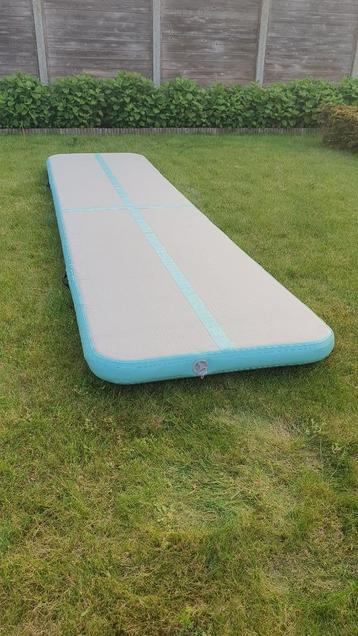 Airtrack gymnastiekmat 400 x 100 x 10 cm + pomp