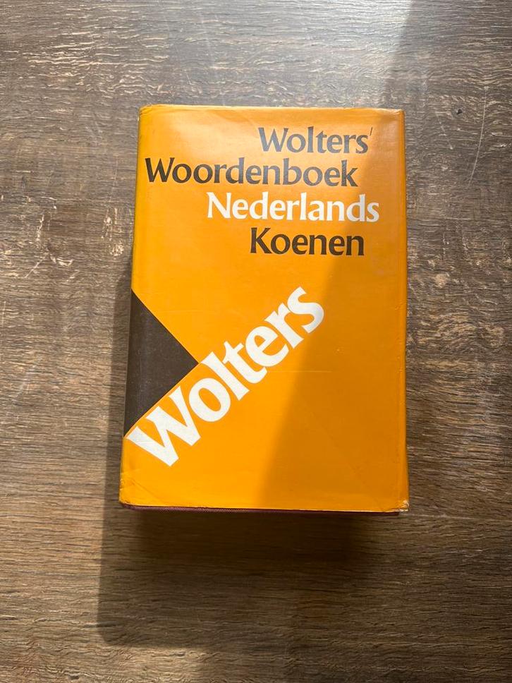 Wolters woordenboek Nederlands Koenen, Boeken, Woordenboeken, Gelezen, Nederlands, Koenen of Wolters, Ophalen of Verzenden