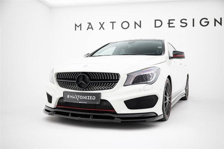Maxton Design Spoiler Splitter Lip MB CLA AMG LINE C117, Auto diversen, Tuning en Styling, Verzenden