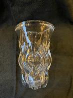 Val Saint Lambert, vase en cristal signé, hauteur 26 cm, Antiquités & Art, Enlèvement