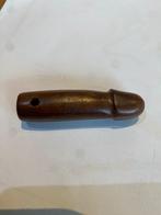 Amulette pendentif phallique en bois (n2), Ophalen of Verzenden