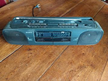 Radio Sony et lecteur de cassettes, Enlèvement, Utilisé, Radio