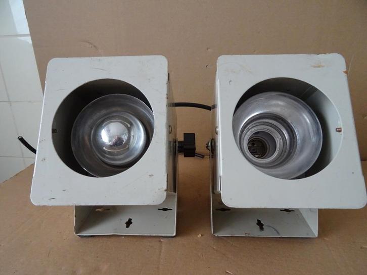 Vintage lamp filmlampen set S & S X-RAY Film Illuminator, Huis en Inrichting, Lampen | Spots, Gebruikt, Plafondspot of Wandspot