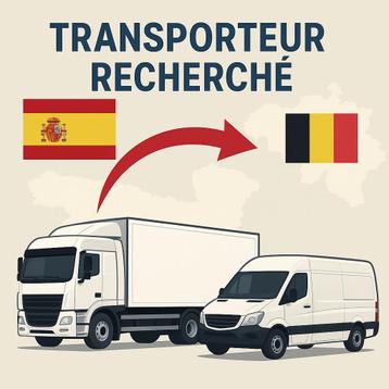 ZOEK vervoerder SPANJE >> BELGIË  beschikbaar voor biedingen