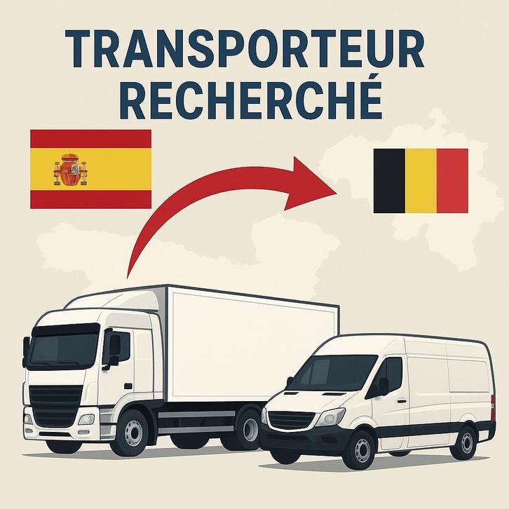 ZOEK vervoerder SPANJE >> BELGIË, Vacatures, Vacatures | Chauffeurs, Vanaf 1 jaar, Overige vormen