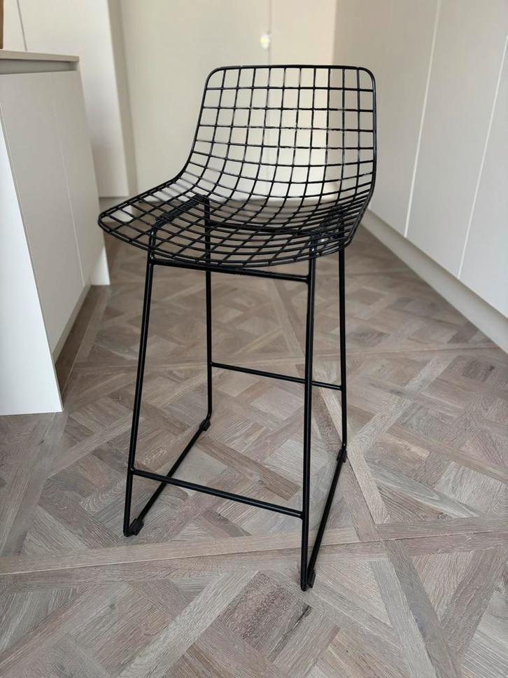 Barkruk HK living zwart., Huis en Inrichting, Barkrukken, Zo goed als nieuw, Ophalen