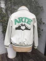 Witte lederen jas merk Arte, Ophalen, Zo goed als nieuw, Maat 46 (S) of kleiner, Wit