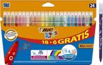 BIC kids | kleur markers | kleurstiften | 24 stuks | Nieuw