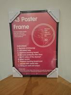 Zwarte kunststoffen kader (A3 poster kader), NIEUW, Huis en Inrichting, Woonaccessoires | Lijsten, Ophalen, Nieuw, Minder dan 50 cm