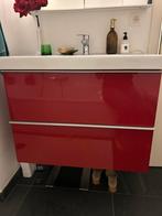 Badkamermeubel met lavabo, Huis en Inrichting, Ophalen, Gebruikt, 50 tot 100 cm, Minder dan 100 cm