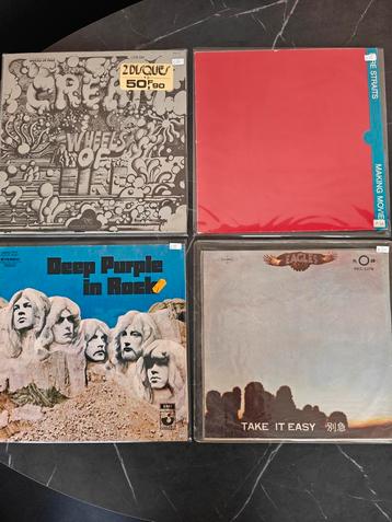Vintage rock & hard rock LP's - Beatles, Deep Purple, etc  beschikbaar voor biedingen