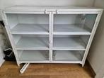 Stalen vitrinekast, Huis en Inrichting, Ophalen, 100 tot 150 cm, 100 tot 150 cm, Zo goed als nieuw