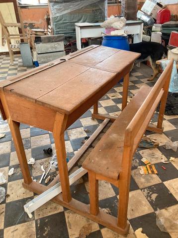 Ancien bureau d’écolier, Enlèvement, Utilisé, Bureau