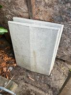 muurafdek stenen - beton - afwatering - 2 stuks, Ophalen, Zo goed als nieuw, Grijs