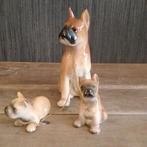 Boxer hond beeldje met zijn 2 pups, Verzenden, Zo goed als nieuw, Hond of Kat, Beeldje of Figuurtje