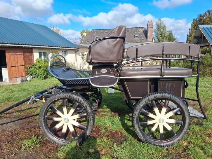 paarden koets, Animaux & Accessoires, Voitures & Carrosses, Comme neuf, Calèche marathon, Cheval ou Poney