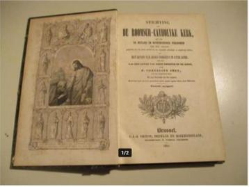 Antieke Boek 'Het leven van jezus christus' - 1851 - C Smet