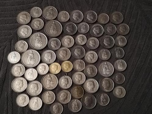 Mooi Groot lot Zwitsers munten 68 Helvetia voor  verzamelar, Postzegels en Munten, Munten | Europa | Niet-Euromunten, Setje, Overige landen